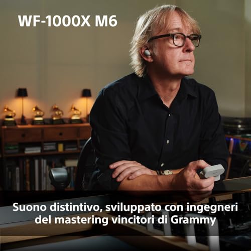 Sony WF-1000XM6 Auricolari Wireless, Nero - 4