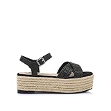 Tipo de tacón Plataforma Sandalias Mujer MTNG  Sandalias New Tessy 58925  MTNG Mujer  Sandalias Casual  Cierre con Cremallera  45148  Negro  40