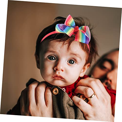 HAPINARY 10 Peças Laço De Cabelo Rutico Argola De Cabelo Padrão Pontilhado Faixa De Cabeça Fofa Envo