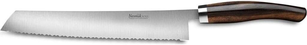 Nesmuk Soul Bread Knife 270 MM - Makassar Ebony