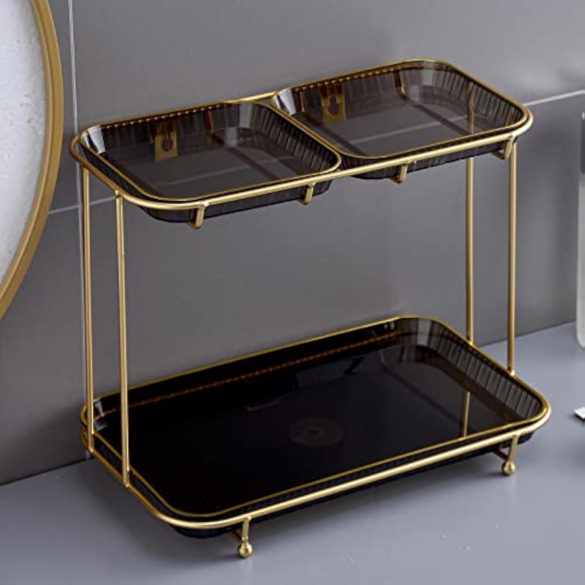Bathroom Cosmetic Storage Rack Countertop Organizer
