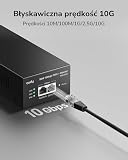 Cudy Adapter wtryskiwacza POE400X 90W 10G Ultra PoE++, zgodny z 802.3bt /802.3at/802.3af, zasilacz Ultra do 90 W, ekranowany RJ-45 10 Gb/s, Plug & Play, metalowa obudowa