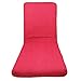 TIENDA EURASIA® Colchoneta para Tumbona de Jardin - Cojin Tumbona Acolchado Relleno de Fibra - Funda de Tela con Cremallera Lavable - Medida para Tumbona de 180 x 50 cm (Rojo)