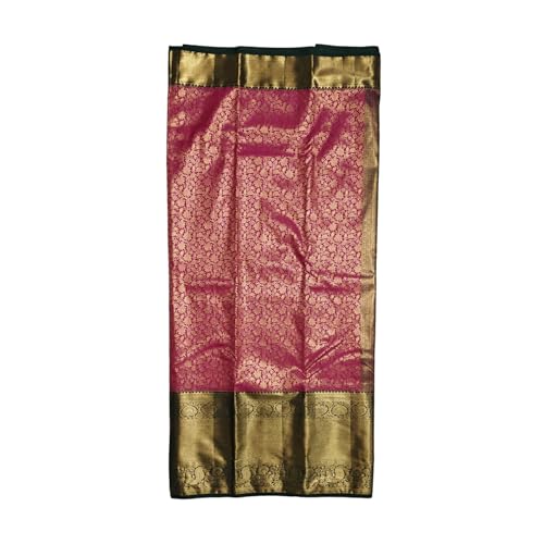 Generic green kanchipuram silk saree – image 4