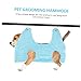 BESPORTBLE 1pc Pet Grooming Hammock Helper Hanging Hammock for Cats and Dogs Ergonomic Design for Easy Use for Home and Pet Shops Blue