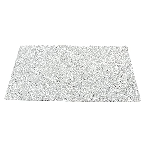Healvian 1 Pieza Poste De Perforación Adhesivo Mantel Paleta Alfombra De Entrada Mesa Ropa De Imitación Equipo Esteras De Uñas Decoración Calcomanías De Uñas Cinta Resina Silver