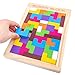 XLNB Blocchi di Legno Puzzle Rompicapi Giocattolo Tangram Jigsaw Intelligence Colorato 3D Blocchi russi Gioco STEM Regalo educativo Montessori per Bambini
