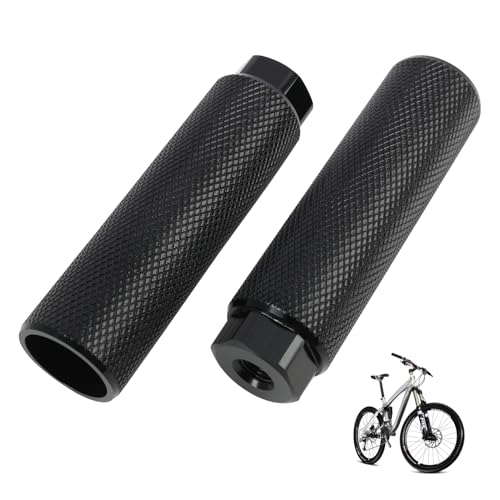 2 Pièces Pédales de Repos pour Vélo BMX et VTT, Pegs en Alliage d'Aluminium Antidérapant, Robustes et Durables, Adaptées à Tous Types de Vélos,...