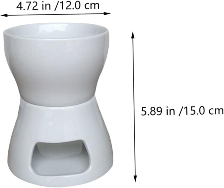 Unomor Cheese Melting Furnace Multi-functional Ceramic Melting Pot for Home Heating