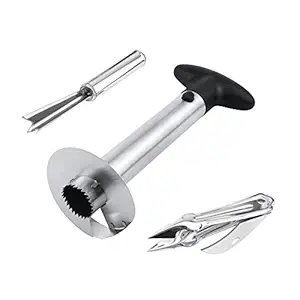 Pineapple Eye Peeler, Creative Pineapple Seed Remover, V Shape, Stainless Steel