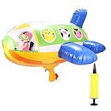 【Pistola de agua inflable】La pistola de agua inflable-Spaceship Blaster adopta una válvula de seguridad de grado superior única, esta pistola de agua de alta calidad crece hasta 65 cm cuando se infla y su largo alcance de disparo puede ser de hasta 27 pies.