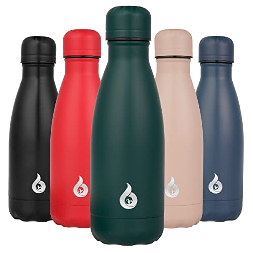 Image of BJPKPK 12oz Insulated Stainless Steel Water Bottles Travel Sports Water Bottles,Army Green