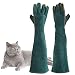Produktbild LY-Rack Tierhandhabung Anti-Biss-Handschuhe Cat, Scratch Gloves Safe Robuste Lederhandschuhe für Hund Katze Vogel Schlange Wildtiere Gartenhandschuhe