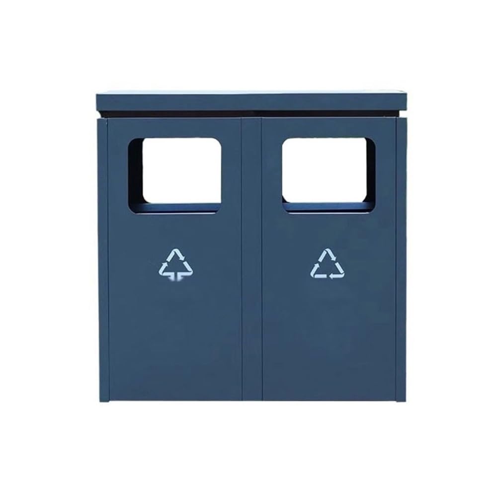 Outdoor Trash Can, Outdoor Commercial Classified Rubbish Bin Scenic Area Park Metal Trash Can