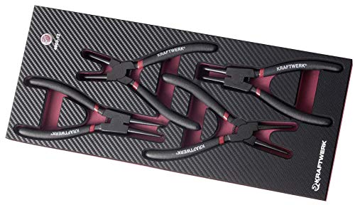 Preisvergleich Produktbild Kraftwerk 4903-12 4-teilig EVA3 Seegerring-Zangensatz