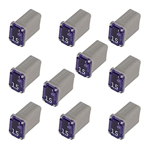 50 Pack Automotive Mcase Mini Box Shaped Cartridge Fuse Kit For Cars, Trucks, And Suvs(15A 20A 25A 30A 40A Each 10 Pcs) #TOP3