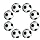 Tenalleys 8 Pack Table Soccer Foosballs 1.42 Inch Replacement Balls Soccer Game Table Soccer Balls Foosball Accessory