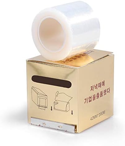 Fenshine 4 Rolls Preservative Film For Professional Eyebrow Lips Permanent Make Up Supplies Wrap Cover Tape (4 Rolls)