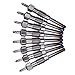 JEENDA Glow Plugs 5614017 12338771 Compatible with Hummer HMMWV Avenger M998 M1035 M1037 6.5L 6.2L Diesel Engines 8 PCS