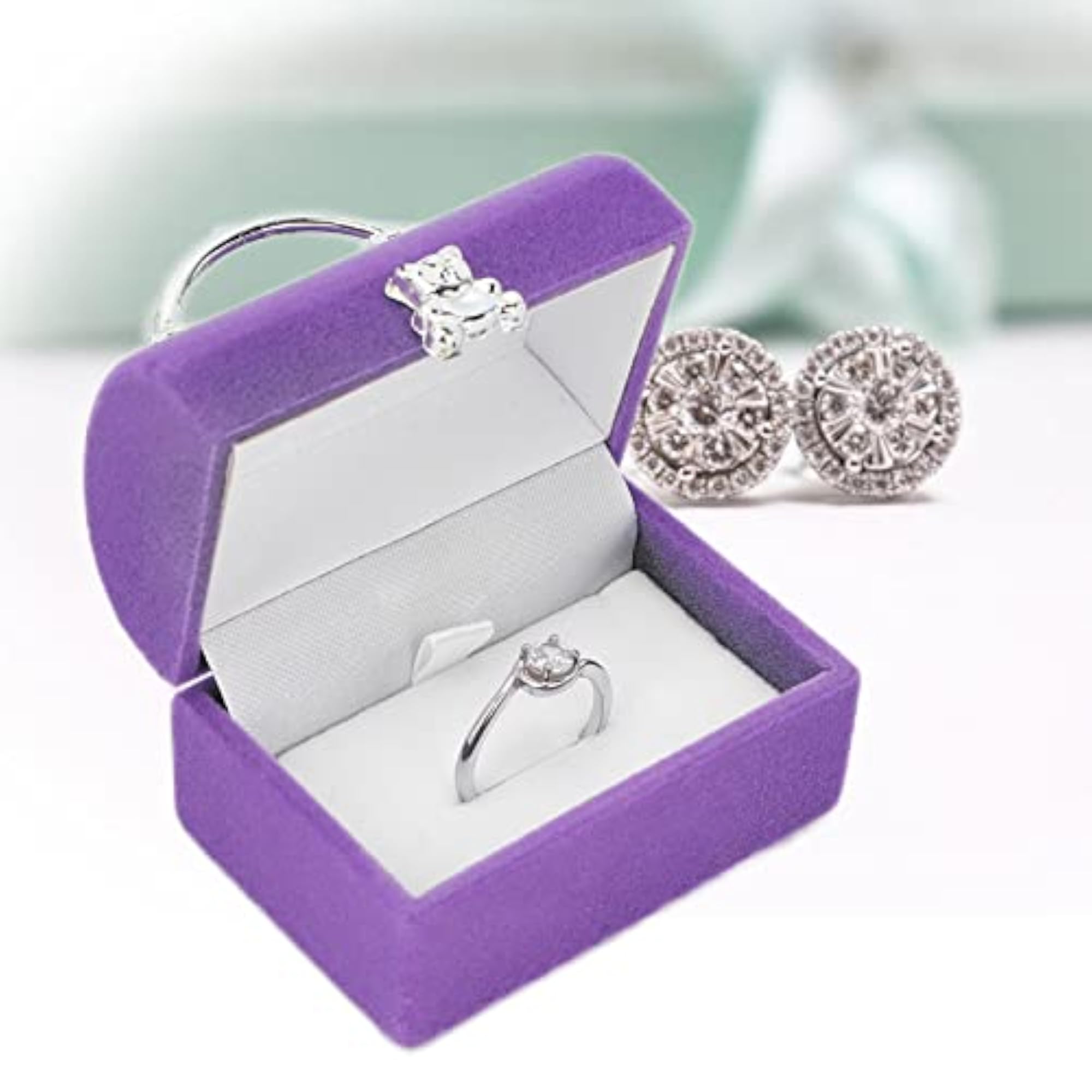 Small Ring Box, Gift Ring Storage Box