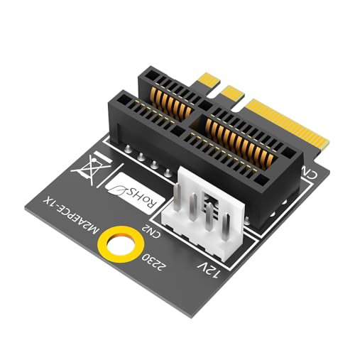Mustpoint New Version M.2(NGFF) Key A/A+E/E to PCI-E 1X Adapter