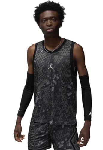 Nike Jordan Sport Mesh Basketballtrikot, Schwarz/Grau 010, XL