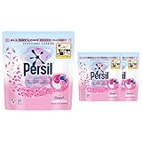 Persil Pure Heaven Scent Pearls Bio Laundry Detergent Capsules, 19 Washes Each, Gentle on Skin, Powerful Stain Removal, Long-Lasting Fresh Fragrance, 3 Pack Family Value Cleaning Pods
