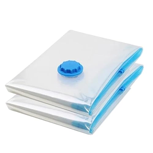 Vacuum Storage Bags 2Pcs Vacuum Storage Bags Wardrobe Organizer Seal Bag Space Saving For Clothes Pillow Bedding Blanket Packaging Storager(2pcs 70x90cm)