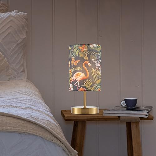Onara Table Lamp for Bedroom, Living Room, and Office – Home Decor Lamp with Designer Lampshade – Desk Lamp for Shelves, Sideboards, and Bedside Tables – E27 Base LED Bulb Included (Jungle Green) - Image 6