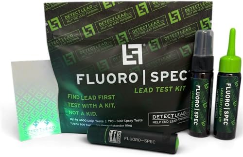 Fluoro-SPEC Instant Lead Test | Up to 3600 Uses| Lead Test Kit for Paint, Ceramics & More | Easy to Use, Accurate Results| Test All Your Stuff | Make Your Home Lead Safe | Home Lead Test Kit