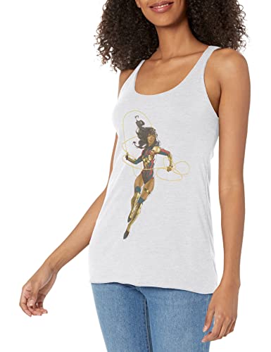 Camiseta Wonder Woman Future State para mujer blanca talla M de espalda cruzada estilo DC Comics