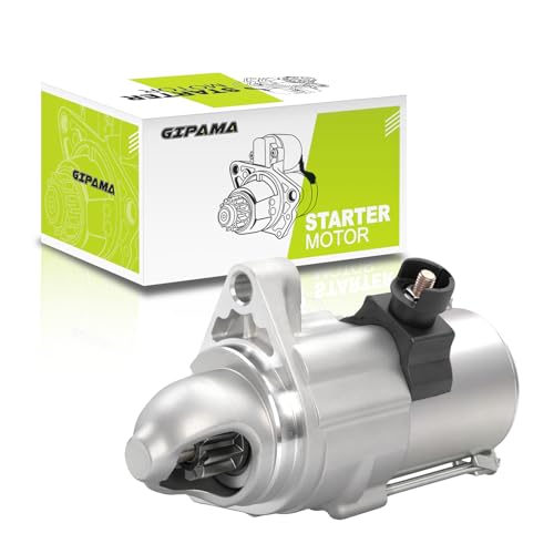 GIPAMA 30639 Starter Motor 12V 1.2kW CW 9-Tooth PMGR – Fits Honda Fit 2015–2020 1.5L L4 – Replaces Honda 31200-5R7-A01/5R7-A02, Mitsuba SM-74015