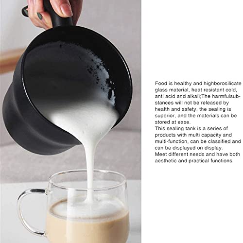 JHBNOIUKJS Leche Frother, Leche Eléctrica Vaporizador Hot & Frol Fabricante de Espuma Calentador de Leche for café… - Imagen 6