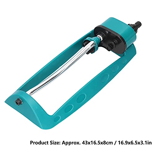 Lawn Oscillating Sprinkler, Water Sprinkler For Yard, 15‑Clog Stainless Steel Nozzle Automatic Oscillating Water Sprinkler Irrigation Watering Tool For Garden #TOP2