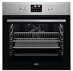 AEG 3000 Series Integrated Oven with AirFry BEX535A61M, 72L, Fast Heat Up, Multilevel Cooking, Grill, Defrosting, Aqua Clean, Built-In 590x560x550mm, Class A+, Stainless Steel/Antifingerprint Coating