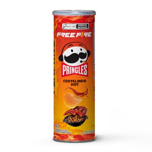 Salgadinho Batata Frita Pringles® Free Fire Costelinha Picante 105g