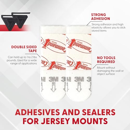 AVIVA Sports- Invisible Wall Jersey Hanger | 3 Pack | Jersey Hanger for Wall Display | Great for Any Sports Jerseys | Sports Display by AVIVA Sports - Image 5