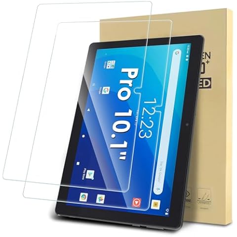 Suppeak 2-Pack Screen Protector Compatible with Onn/Onn Pro 10.1" (Gen3 2022 Model), Tempered Glass Clear Film, Anti-Scratch, 9H Hardness, Easy Installation Cover