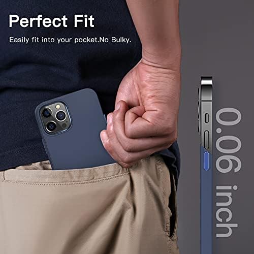 JASBON Magnetic Thin Case for iPhone 13 Pro,Ultra Slim Anti-scratch Matte Surface Hard PC Cover Designed for Magsafe Dust-proof iPhone 13 Pro Phone Case 6.1'',Ocean Blue