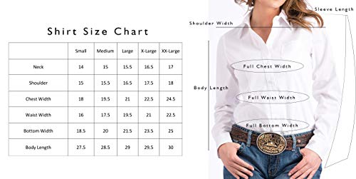 Rodeo Clothing Women’s Western Casual Button Down Shirt, Embroidered Cowgirl Country Outfit Shirts For Women Brown 503 L #TOP5