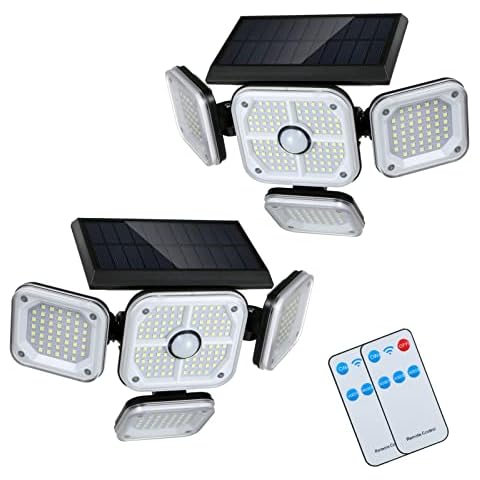 Neoglint Luz Solar Exteriores con Sensor de Movimiento y Control Remoto Cover