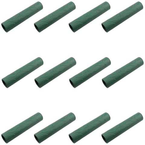 ZZHXSM 12PCS Climbing Frame Extension Heightening Connecting Pipe Diameter 11mm Plastic Tee Pipe Cross Buckle Steel Wire Buckle Fixed Garden Frame Pole Greenhouse Film Bracket Sunshade Pole Connector Cover