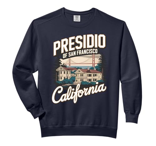 Presidio San Francisco California Vintage Graphic Comfort Colors Adult...