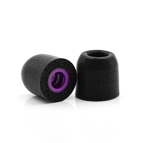 Image of Linsoul Tripowin TP45 Spiral Groove Memory Foam Eartips, 2 Pairs in Ear Monitor Ear Plugs Suitable for 4.5mm-6.5mm Earphone Nozzle (S)