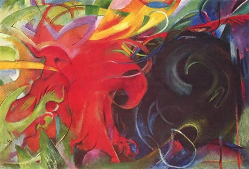 Posters et art Marc : Tableau d'art mural haut de gamme 60x90cm, impression sur toile premium