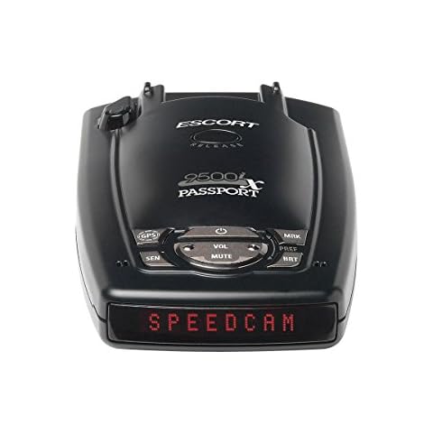 Escort Passport 9500iX - Long Range, Fewer False Alerts, National Coverage, GPS Capable, Ticket Protection Cover