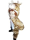 Giraffe halloween costume-s, for toddler-s, kid-s, girl-s, boy-s, wild animal-s fancy dress-up, disguise-s, safari africa-n outfit-s, J24 Size: 3t