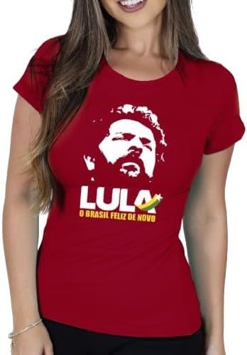 Camiseta Camisa Presidente Lula Feminina Masculina De Algodão Ele...