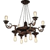 Esay À INSTALLER: La ferme chadnelier viennent avec tout le matériel installé, l'instruction, facile à installer, il vaut la peine de se réunir. (Ampoule non incluse)