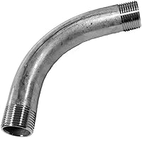 MegaHaustechnik Reduziernippel V4A Edelstahl – AG 1 1/4" X 1" Zoll, Für Trinkwasser & Hausinstallation